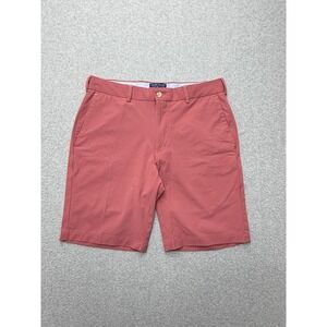 Peter Millar Shorts Mens 30 Pink Performance Golf Chino Casual Crown Crafted
